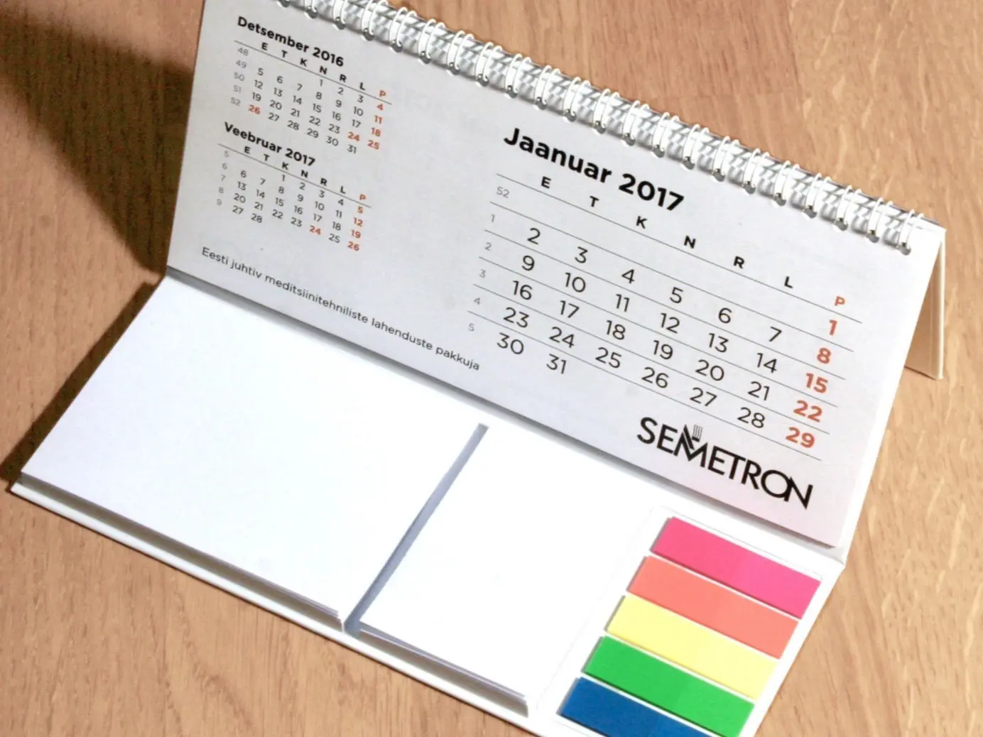 Semetron lauakalender